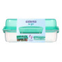 Ланч-бокс Sistema Lunch Stack To Go Rectangle бірюзовий