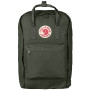 Рюкзак Fjällräven Kanken 17" матовий чорний 662 deep forest