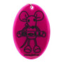 Přívěšek Boll Reflective Pendant 4 růžová Magenta