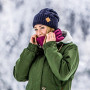 В'язана шапка Merino Kama A107