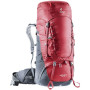 Batoh Deuter Aircontact 45+10 vínová cranberry-graphite
