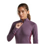 Жіноча функціональна футболка Icebreaker Women Mer 200 ZoneKnit LS Half Zip