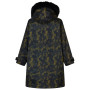 Дитяче водонепроникне пальто Regatta Junior Waterproof Changing Robe Pro Bark Green
