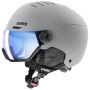Гірськолижний шолом Uvex Wanted Visor сірий