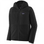 Чоловіча софтшелова куртка Patagonia R2 TechFace Hoody чорний