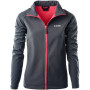 Dámská bunda Hi-Tec Lady Lucari tmavě šedá MOON GREY/BRIGHT PINK